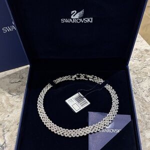Swarovski Crystal Silver Necklace
